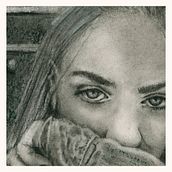 My project in Artistic Charcoal Portraiture: Creating Atmosphere course. Traditional illustration, Fine Arts, Drawing, Portrait Drawing, Realistic Drawing, and Artistic Drawing project by caryn_6 - 08.09.2021