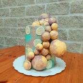 Mi Proyecto del curso: Cake design: técnicas decorativas modernas. Design, and DIY project by Paola Duque de Arraez - 08.09.2021
