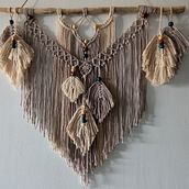 Painel macramé. Un projet de Artisanat de silvia_candeias9 - 09.08.2021