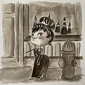 Pubblicizzare magliette su disegno originale. Traditional illustration project by Monia Nannini - 08.09.2021