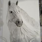 My project in Expressive Animal Portraits in Watercolor course. Traditional illustration, Watercolor Painting, Realistic Drawing, and Naturalistic Illustration project by Julia C - 08.09.2021