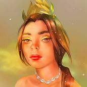 My project in Digital Fantasy Portraits with Photoshop course. Traditional illustration, Drawing, Digital Illustration, Portrait Drawing, Digital Drawing, and Digital Painting project by Mariam Makharashvili - 08.08.2021