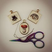Mi Proyecto del curso: Bordado en miniatura: crea joyas textiles. Jewelr, Design, and Embroider project by Laura Miranda Miranda - 08.08.2021