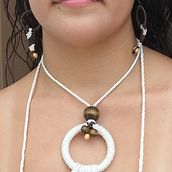 collar etnico macrame. Arts, and Crafts project by luzgarciazapata - 08.07.2021