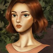 My project in Digital Fantasy Portraits with Photoshop course. Traditional illustration, Drawing, Digital Illustration, Portrait Drawing, Digital Drawing, and Digital Painting project by Anisha - 08.10.2021
