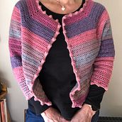 My project in  Top-Down: One-Piece Crocheted Garments  course. Fashion Design, Fiber Arts, DIY, and Crochet project by Lyn Rowe - 08.10.2021