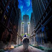 Cuando lo salvaje viste lo urbano. Un progetto di Matte painting, Graphic design e Illustrazione tradizionale di José Carrillo Umbría - 05.08.2021