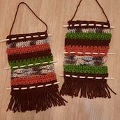 Mini telares Ein Projekt aus dem Bereich Crochet von Carolina Muñoz Zamora - 10.08.2021