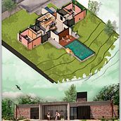 Mi Proyecto del curso: Ilustración digital de proyectos arquitectónicos. Architecture, L, scape Architecture, Digital Illustration, Digital Architecture, and Architectural Illustration project by veronica_teodoro9 - 08.10.2021