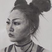 My project in Realistic Portrait with Graphite Pencil course. Un progetto di Illustrazione tradizionale, Belle arti, Bozzetti, Disegno a matita, Disegno, Disegno di ritratti, Disegno realistico, Disegno artistico e Disegno anatomico di Lily Shmain - 09.08.2021