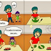 tiras comicas. Design, Character Design, Comic, Collage, and Creativit project by Alejandra De La Rosa - 08.11.2021