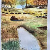 Mi Proyecto del curso: Paisajes naturales en acuarela Ein Projekt aus dem Bereich Aquarellmalerei, Bildende Künste und Malerei von Nora A Conti Liesac - 10.08.2021