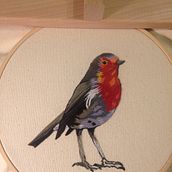 My project in Painting with Thread: Textile Illustration Techniques course. Traditional illustration, and Embroider project by sansan_ng411 - 08.10.2021