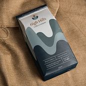 High Hills Coffee Company . Design project by Alana Alicea - 08.08.2021