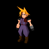 Modelando en 3D a Cloud Strife (FFVII). 3D Modeling project by José María González - 02.17.2020