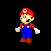 Modelando a Mario (N64). 3D Modeling project by José María González - 03.02.2020