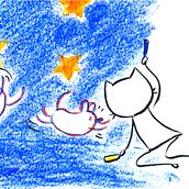 Atualização do meu projeto: 2 anos de Gatito!. Projekt z dziedziny Trad, c i jna ilustracja użytkownika Cátia Ana Baldoino da Silva - 11.08.2021