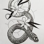 Blackwork_ @quinktero_. Traditional illustration, Digital Illustration, and Tattoo Design project by miguel angel quintero - 08.11.2021