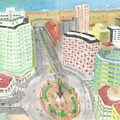 My project in Pictorial Sketchbook with Gouache course. Traditional illustration, Sketching, Drawing, Architectural Illustration, Sketchbook, and Gouache Painting project by Lívia Araújo - 08.11.2021