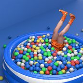 Expressive 3D Abstract Art - Aug, 2021. Un progetto di 3D e Design di Hưng Diệp - 11.08.2021