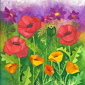 My project in Negative Watercolor Painting for Botanical Illustration course. Traditional illustration, Watercolor Painting, and Botanical Illustration project by kelfro - 04.04.2021