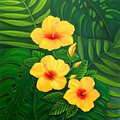 My project in Botanical Painting with Acrylic course. Traditional illustration, Fine Arts, Painting, Acr, lic Painting, and Botanical Illustration project by kelfro - 07.31.2021