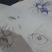 sketch in 30 days. Ilustração tradicional projeto de Bruno Souza - 11.08.2021
