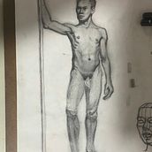 Meu projeto do curso: Desenho realista da figura humana. Traditional illustration, Fine Arts, Sketching, Pencil Drawing, Drawing, Realistic Drawing, and Figure Drawing project by marcuspenna - 08.11.2021