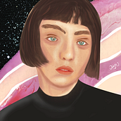 Mi Proyecto del curso: Técnicas digitales de retrato ilustrado . Ilustrasi tradisional, Ilustrasi Digital, Dan Lukisan Digital proyek oleh juanjo07 - 08.12.2021