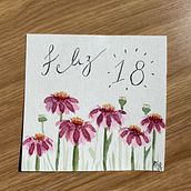 Cartão de aniversário  Ein Projekt aus dem Bereich Malerei und Aquarellmalerei von Giovana Arnold - 04.08.2021