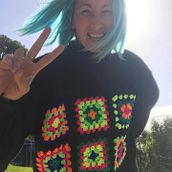 Granny square slouchy. Design, and Fashion Design project by juelspellow - 08.12.2021