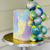 Mi Proyecto del curso: Cake design: técnicas decorativas modernas. Design, and DIY project by Liliana Isla - 08.08.2021