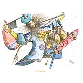 My project in Expressive Manga Illustration in Watercolor course. Un proyecto de Ilustración tradicional, Dibujo, Pintura a la acuarela y Manga de Temuulen Enkhtaivan - 12.08.2021