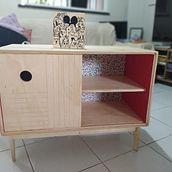 Meu projeto do curso: Design e construção de móveis para iniciantes. Un proyecto de Artesanía, Diseño, creación de muebles					, Diseño de interiores, DIY y Carpintería de Pedro Mendes - 12.08.2021