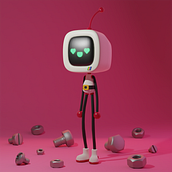 Mi Proyecto del curso: Introducción al diseño y modelado 3D con Blender. Un projet de Motion design, Conception de personnages, Conception de produits , et Modélisation 3D de Verónica Morera Carballo - 12.08.2021