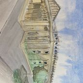 Mi Proyecto del curso: Dibujo arquitectónico con acuarela y tinta. Sketching, Drawing, Watercolor Painting, Architectural Illustration, Sketchbook & Ink Illustration project by nsanchezproal - 08.12.2021