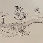 Il mio progetto del corso: Illustrazione surrealista con pennarelli. Traditional illustration, Pencil Drawing, Drawing, Realistic Drawing, Artistic Drawing & Ink Illustration project by francescabrunetti1981 - 08.12.2021