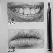 mouths study . Un projet de Dessin réaliste de heloísa damo - 12.08.2021
