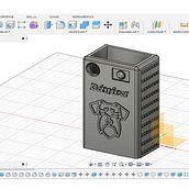 Mi Proyecto del curso: Introducción al diseño e impresión en 3D - LAPICERO. 3D, Industrial Design, Product Design, 3D Modeling, and 3D Design project by Andrea Chaves - 08.12.2021
