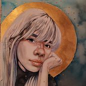 Mi Proyecto del curso: Retrato artístico en acuarela Ein Projekt aus dem Bereich Bildende Künste, Malerei, Aquarellmalerei, Porträtzeichnung und Traditionelle Illustration von Esteban Villalba - 12.08.2021