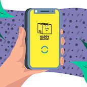 PROYECTO PERSONAL DE DELIVERY DE UNA TIENDA.. Un proyecto de Diseño, Animación e Ilustración tradicional de Jose Pablo Nava - 13.08.2021