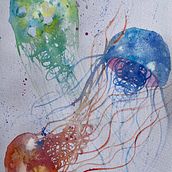Iridescence. Un progetto di Illustrazione tradizionale, Pittura ad acquerello e Belle arti di lisa_marie_mcnaughton - 12.08.2021
