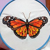 Mi Proyecto del curso: Técnicas de bordado realista. Traditional illustration, and Embroider project by membrilloelvia - 08.13.2021