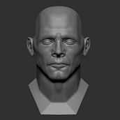 Human Head. Un proyecto de Modelado 3D, Dibujo digital, Diseño de personajes y 3D de Louraine Andrews Amerendran - 10.08.2021