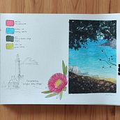 Il mio progetto del corso: Diario di viaggio ad acquerello. Traditional illustration, Watercolor Painting, Architectural Illustration, and Sketchbook project by Marzia Sar - 08.13.2021