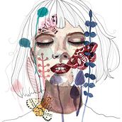 My project in Illustrated Portrait in Watercolor course, Daisy Torres. Ilustração tradicional, Artes plásticas, Pintura, Desenho, Pintura em aquarela, Desenho de retrato, e Desenho artístico projeto de Daisy Torres - 08.08.2021