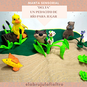 Manta sensorial "Delta del Parana". To, and Design project by Eugenia Figueroa - 11.20.2020