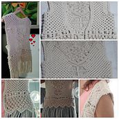 Mi Proyecto del curso: Macramé: crea prendas de ropa únicas. Accessor, Design, Arts, Crafts, Fiber Arts, Macramé, and Traditional illustration project by Luz Marina Catano Cardona - 08.14.2021