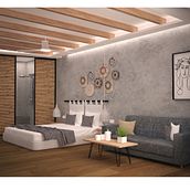 hotel room renovation 2019. Un proyecto de Diseño de KALLIOPI IOANNA MASTORAKI - 15.08.2021