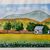 Mein Kursprojekt: Aquarellreiseheft. Traditional illustration, Watercolor Painting, Architectural Illustration, and Sketchbook project by christinaje13 - 08.15.2021